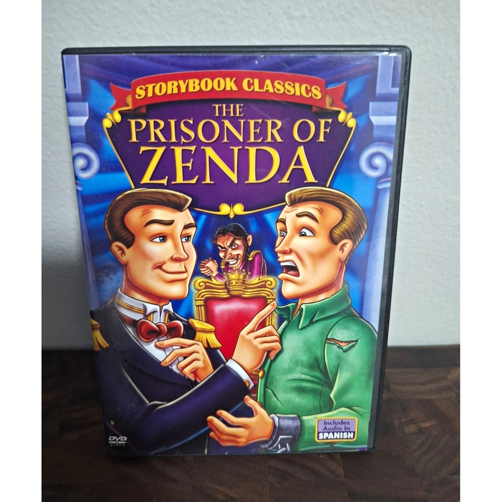 Storybook Classics The Prisoner of Zenda Animated DVD Kids Movie Spanish Audio